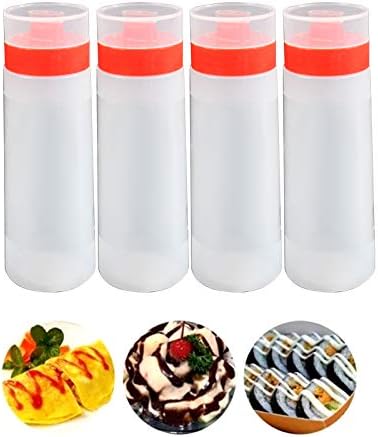 4-Hole Squeeze Bottles for Condiments