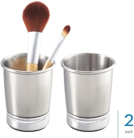 Stainless Steel bathroom tumbler elegant storage organizer for essentials