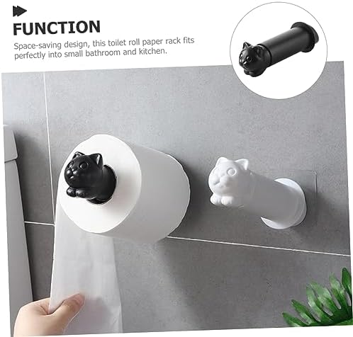 Sturdy Decorative Cat Toilet Roll Holder