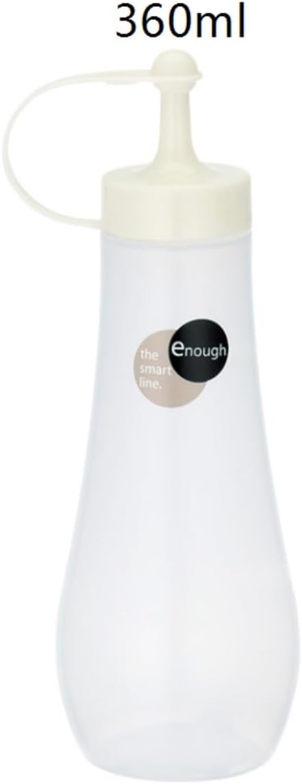 5-Piece Squeeze Bottle Set for Sauces 360ml Capacity Durable Kitchen Essential
