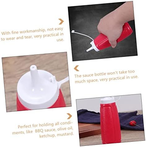 CIYODO Squeeze Condiment Bottle Perfect for BBQ Olive Oil and Ketchup Serving