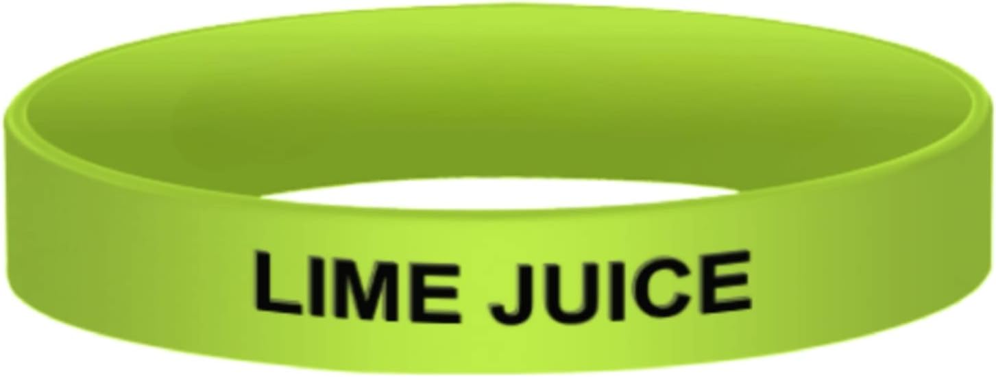 High-Quality Lime Juice Label Band