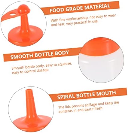 Condiment Squeeze Bottles Set