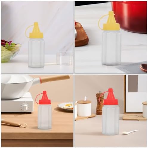GRIRIW Mini Squeeze Condiment Containers - Compact Travel Design