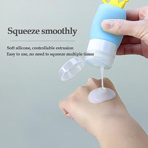 Portable Prince Princess Condiment Bottles for Lunch