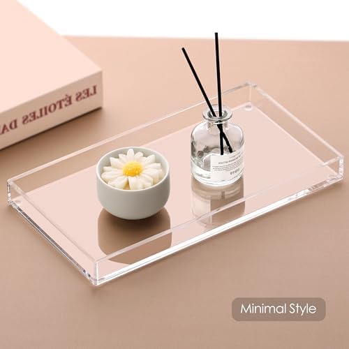 DINGHUO Acrylic Bathroom Vanity Tray