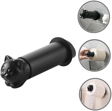 Sturdy Decorative Cat Toilet Roll Holder