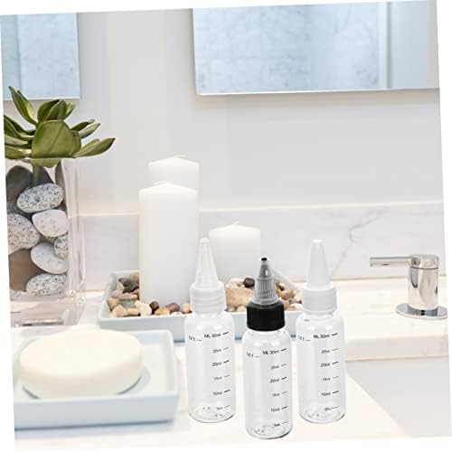 SHOWERORO 16 Pcs Gradient DIY Condiment Squeeze Bottles