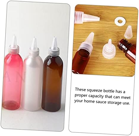 DECHOUS 20-Piece Refillable Shampoo Conditioner Bottles with Spout Design