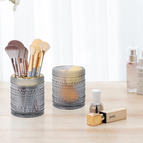 Luxurious Glass Toothbrush Holders Set