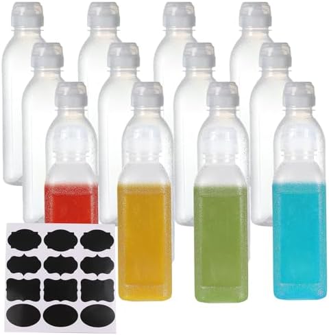 LDHHYH 12-Piece 17oz Condiment Squeeze Bottles