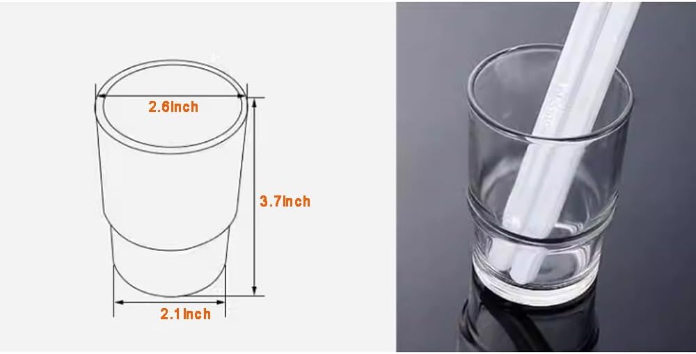 Elegant Transparent Toothbrush Holder