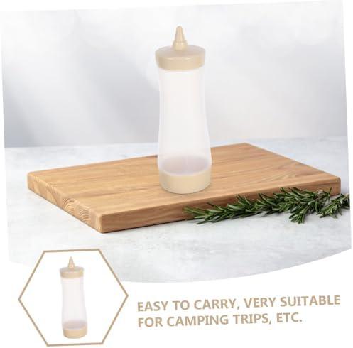 Set of 3 Salad Dressing Squeeze Bottles for BBQ Camping