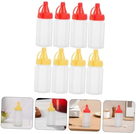 Lucky Squeeze Condiment Bottles - Compact Kitchen accomplices for transport spills spills