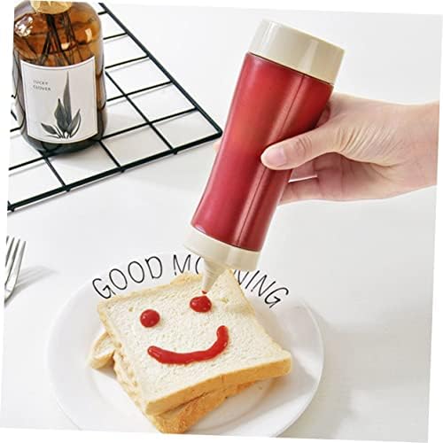 GRIRIW 1Pc Plastic Squeeze Bottle Condiment Dispenser