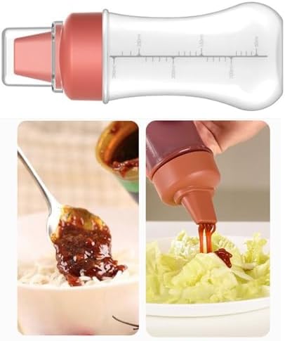 Zerodis 350ml Condiment Squeeze Bottle Effortlessly Dispense Leak-Proof and Durable