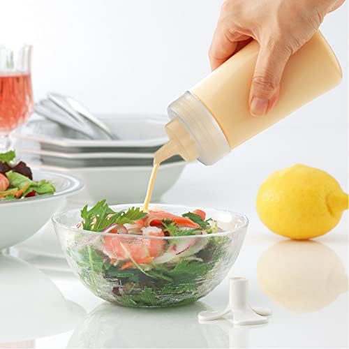 Condiment Squeeze Bottles - 8 oz Empty with Tips