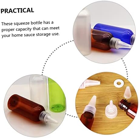 Cabilock 20-Piece Spout Dispenser Set Reusable Liquids Ketchup Soap Vinegar More
