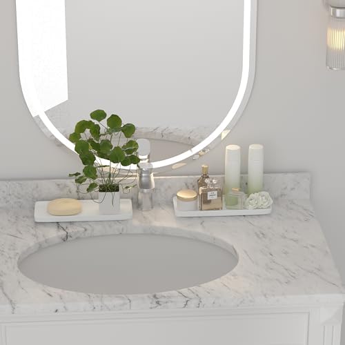 YEECOPON Premium Ceramic Bathroom Tray