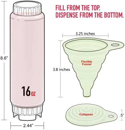 Rockland Guard FIFO Squeeze Bottle Refillable Pack