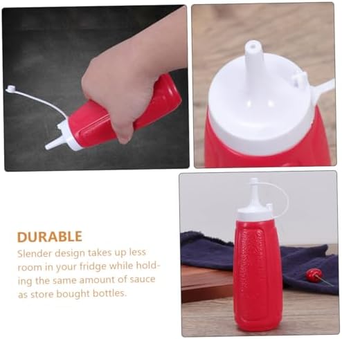 CIYODO Squeeze Condiment Bottle Perfect for BBQ Olive Oil and Ketchup Serving