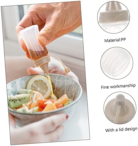 8 Pcs Condiment Squeeze Bottles Set for Kitchen
