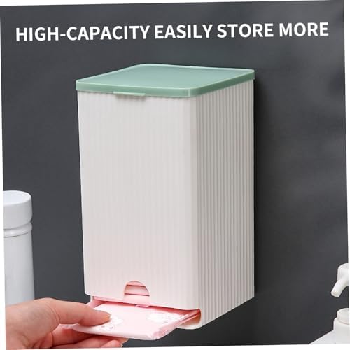 Wall-Mounted Toilet Pad Organizer for Women