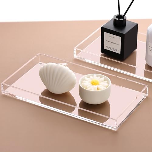 DINGHUO Acrylic Bathroom Vanity Tray