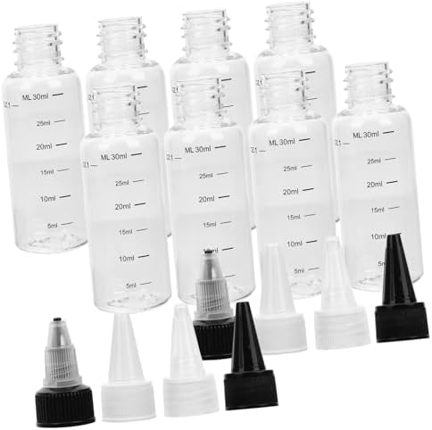 16 Piece Graduated Squeeze Bottles Refillablecompact Design