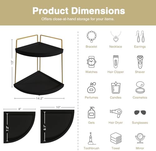 Versatile 2-Tier Corner Organizer