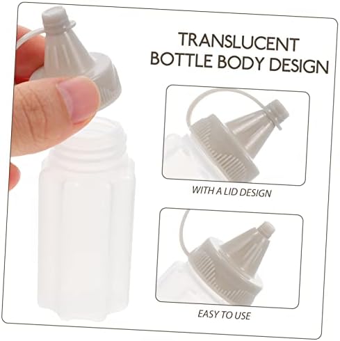 8 Pcs Condiment Squeeze Bottles Set for Kitchen