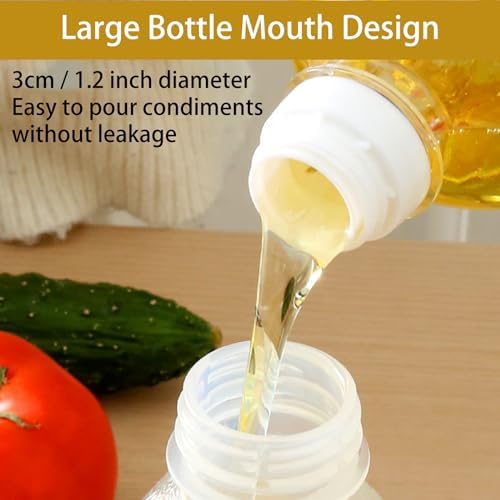 LDHHYH 12-Piece 17oz Condiment Squeeze Bottles
