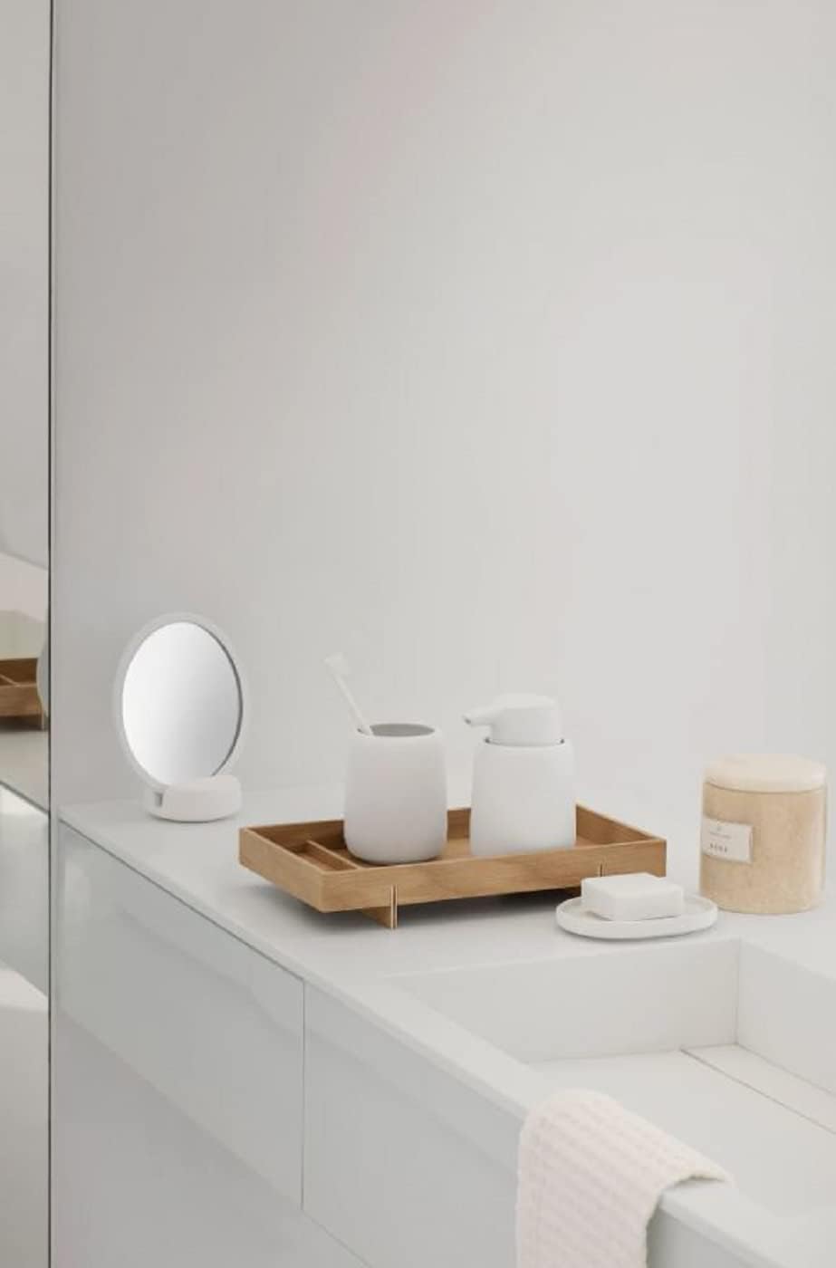 Cbero White Blomus SONO Bathroom Tumbler