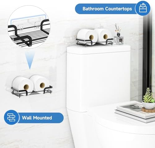 XILIMEN Toilet Paper Storage Holder Metal Vanity Tray