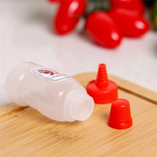 4 Pcs Mini Ketchup Bottles 25ml