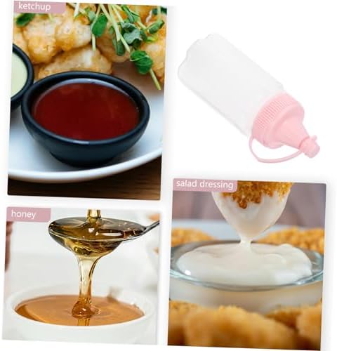 Sleek Squeeze Bottle Set for Ketchup Mustard Salads and More