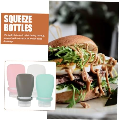 4-Pack Empty Ketchup Squeeze Bottles