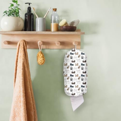 Cute Cat Toiletries Organizer - Portable Durable Kitty Storage Bag