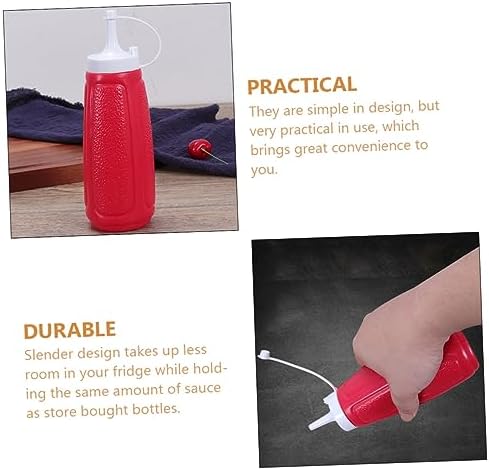 Plastic Lidded Salad Bottle for Condiments