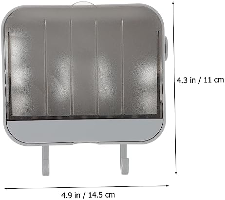 Double-Purpose Wall Mounted Soap Dish Holder for Efficient Storage