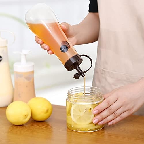 JapanBargain 3272 Squeeze Condiment Bottle 12oz Chocolate