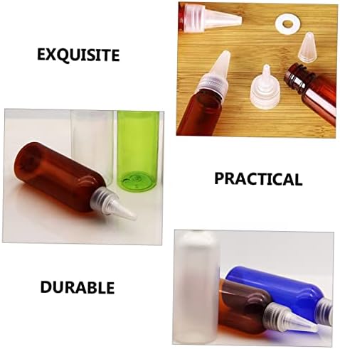DECHOUS 20-Piece Refillable Shampoo Conditioner Bottles with Spout Design