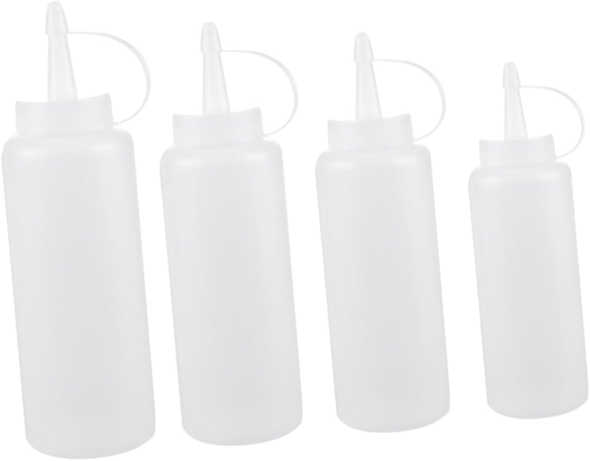 4-pcs Condiment Squeeze Bottles