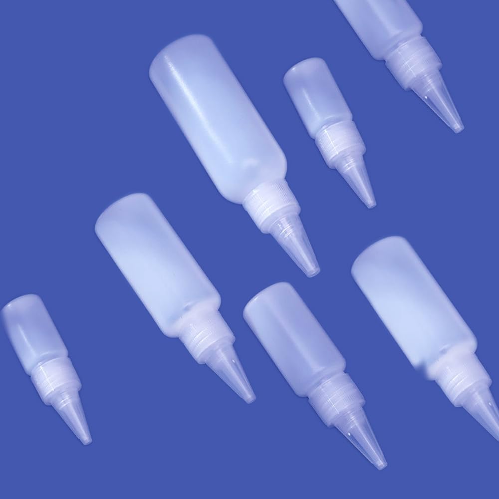 Leadigol 10PCS Condiment Squeeze Bottles Perfect for Home and Craft Use