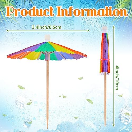 Perfect Rainbow Drink Umbrellas for Parties