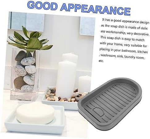 Unomor Sponge Holder Soap Storage Tray for Kitchen Bathroom