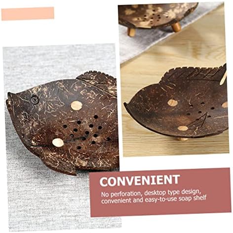 Cute Pet Bowl Holder Coconut Shell Design