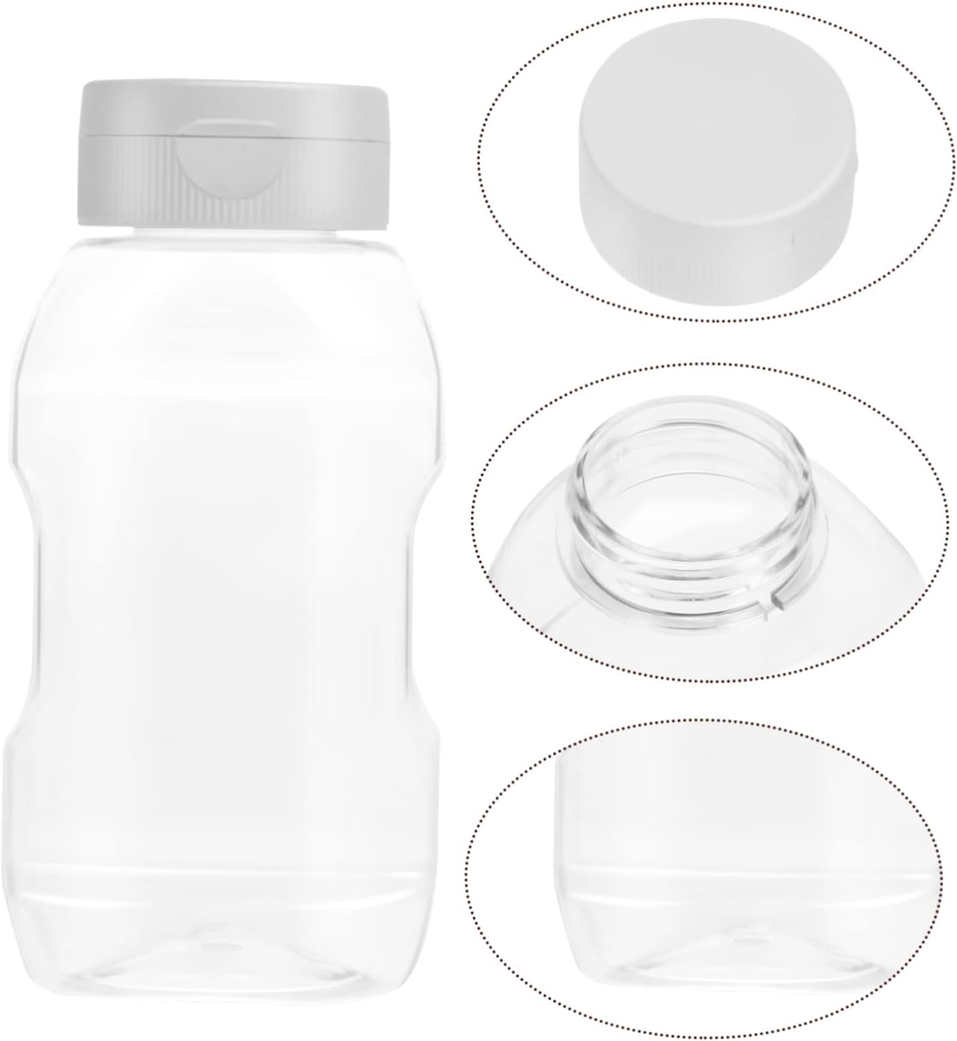 SHOWERORO 4pc Mini Squeeze Bottles