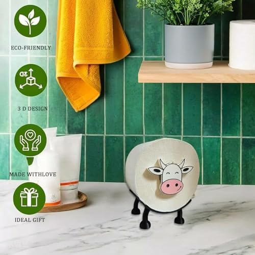 Funny Cow Toilet Paper Holder