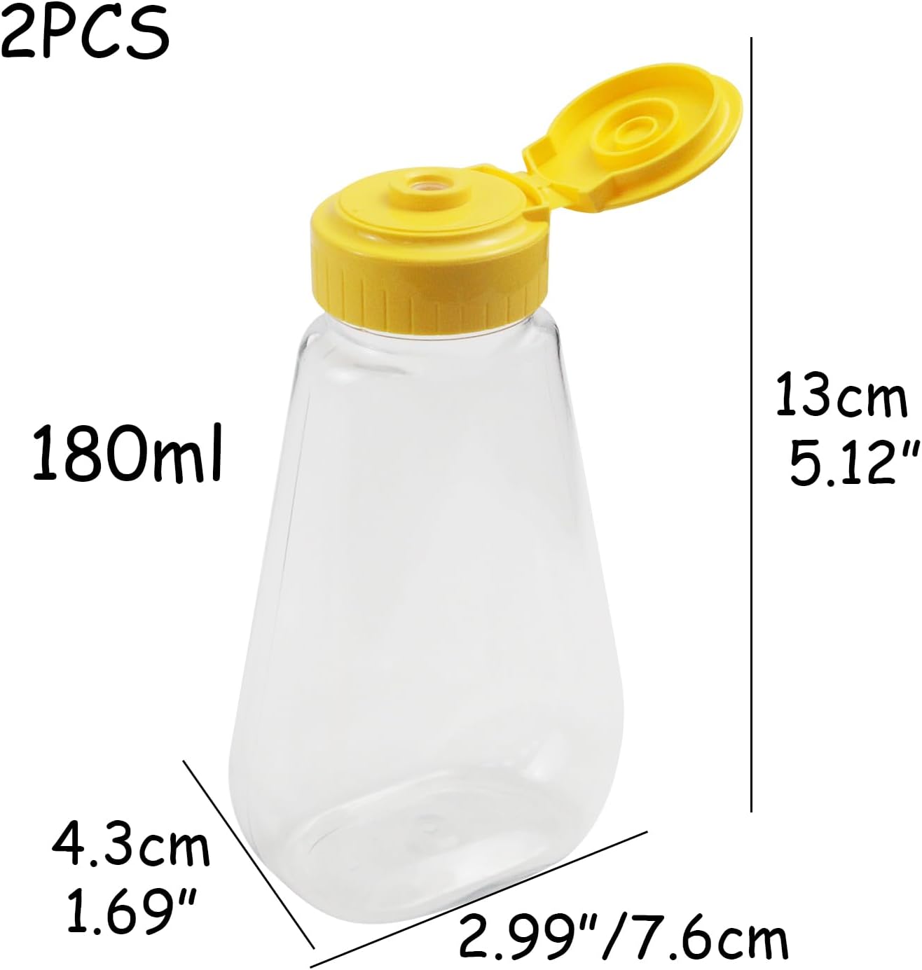 Vivid Condiment Squeeze Bottles